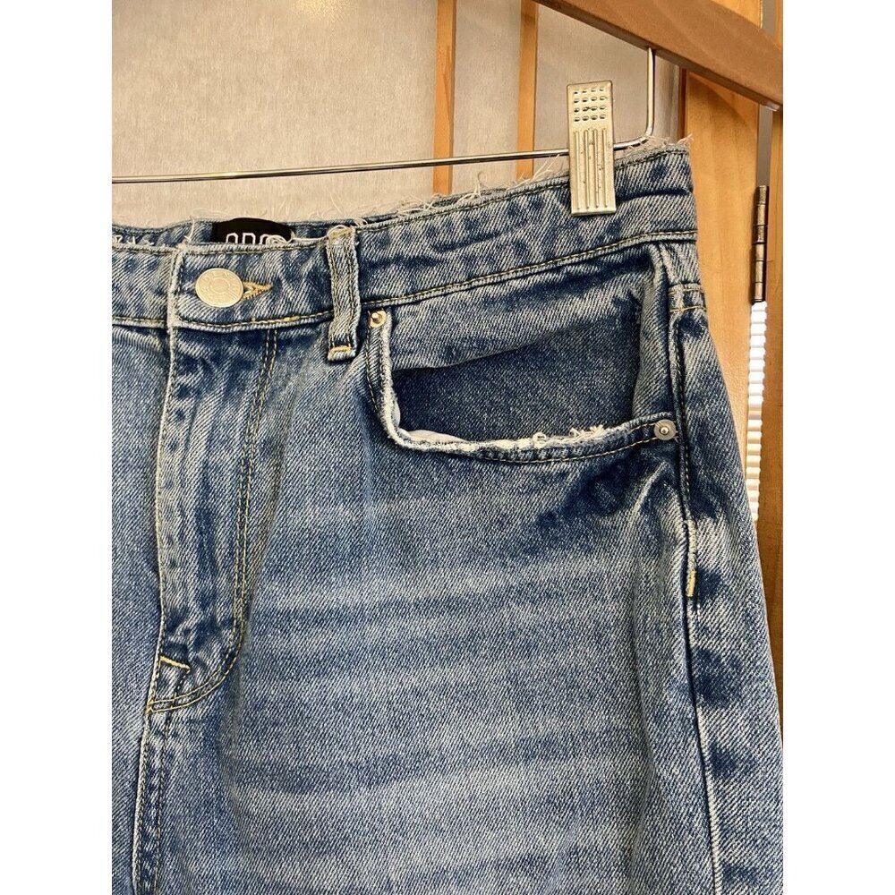 BDG Blue Denim Jeans Womens 28 Drawstring Straight Pants Urban Outfitters - Picture 2 of 7